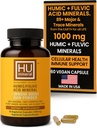 Humic & Fulvic Acid Supplement Capsules – Organic Plant-Based Acid Fulvic Supplement with Fulvic-Humic Mineral Blend for Detox & Absorption 60 ct