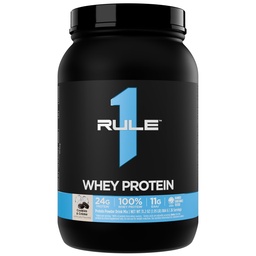 Rule 1 Proteins Whey Protein Powder, Cookies & Crème, 26 Servings | 24g Fast-Acting Protein from All-Whey Sources with Naturally Occurring EAAs & BCAAs for Workout Recovery or Anytime Use