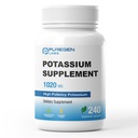 Puregen Labs Potassium Bicarbonate Supplement 1020 mg | Non-GMO | Gluten Free | 240 Vegetarian Capsules