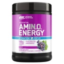 Optimum Nutrition Amino Energy Powder Plus Focus, with BCAA, Electrolytes, and Caffeine, Grape, 1.42 LB,72 Servings (Packaging May Vary)
