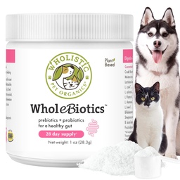 Prebiotics & Probiotics for Dogs & Cats Digestive Health, 1 Oz, 28 Scoops