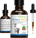 Pet Wellbeing Urinary Gold for Cats - Vet-Formulated Multi-Herb Urinary Tract Support - Feline Bladder Health & Urinary System Wellness - Holistic Cat Supplement - Liquid Formula 2 oz (59ml)