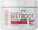 Beet Root Powder - Nitric Oxide Boost and Heart Health - Non-GMO Superfood Supplement - Natural Berry Mix Flavor, 30 Servings