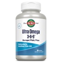 KAL Ultra Omega 3-6-9 1200mg | Fish Oil w/Cold Pressed Flaxseed & Borage Oil | Skin, Hair, Heart, Memory | 100 Softgels
