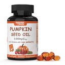 Pumpkin Seed Oil with Saw Palmetto Softgels, 3000mg Per Serving – Cold Pressed, Essential Fatty Acids & Phytosterols, Supports Hair Growth & Prostate Health, 180 Softgels, Non-GMO
