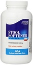 SDA Laboratories Docusate Sodium 100 mg Stool Softener, Fast-Acting Relief from Occasional Constipation for Easier Bowel Movements, 1000 Softgels (1 Pack)