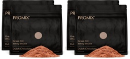 ProMix Nutrition Whey Protein Isolate Powder, Chocolate - Grass-Fed - ­Post Workout Fitness & Nutrition Shakes, Smoothies, Baking & Cooking Recipes - Gluten-Free & Keto-Friendly - 5lb (Pack of 2)