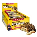 FITCRUNCH Snack Size Protein Bars, 6-Layer Baked Bar, 3g of Sugar, Gluten Free & Soft Cake Core (9 Bars, Chocolate Peanut Butter)