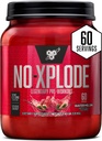 BSN N.O.-XPLODE Pre Workout Powder, Energy Supplement for Men and Women with Creatine and Beta-Alanine, Flavor: Watermelon, 60 Servings