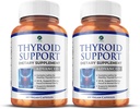 1 Body Thyroid Support Supplement, 90-Day Supply, 2 Pack with B12, Iodine, Zinc, Selenium, Ashwagandha, Non-GMO Vegetarian Formula