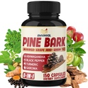 Pine Bark Capsules with Ashwagandha, Turmeric, Green Tea, Garcinia Cambogia, Moringa, Grape Seed, and Black Pepper - 150 Count - 5 Month Supply