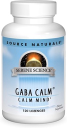 Source Naturals Serene Science, GABA Calm Quick Dissolving Peppermint Flavor - 120 Lozenges