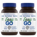 Simply Herbs Easy Go Bowel Mover - Adult Cleansing Supplement for Colon Health Support - Bowel Movement Aid - Stool Softener - Daily-Use Laxative - Plant-Based Ingredients - Vegan - 100 Count (2 Pack)