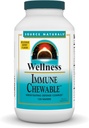 Source Naturals Wellness Immune Chewable, Great-Tasting Defense Complex*, 120 Wafers