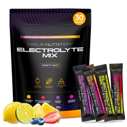 Electrolytes Hydration Sticks No Sugar - Zero Calorie Variety Pack | Sugar Free Electrolytes for Keto & Vegan | Natural Ingredients Electrolyte Mix for Energy Boost, 30 Servings