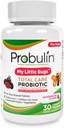 Probulin Total Care Kids Probiotic Chewable Tablets, My Little Bugs Prebiotics, Probiotics, and Postbiotics Chew Supplements, 5 Billion CFU, 15 Strains, 30 Count Bottle