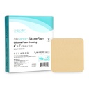 MedVance TM Silicone - Silicone Adhesive Foam Absorbent Dressing, 4"x4", Box of 5 dressings