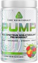 Core Nutritionals Pump Full-Spectrum Non-Stimulant Pre-Workout, with N03T Nitrate, Peak02, Alpha GPC, for Maximum Pump, Strength, and Performance 20 Servings (Sour Candy)