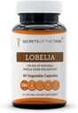 Secrets of the Tribe Lobelia 60 Capsules, 750 mg, Responsibly farmed Lobelia (Lobelia Inflata) Dried Herb (60 Capsules)