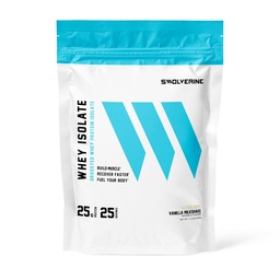 Swolverine Whey Protein Isolate Powder – 25g Protein, Fast-Digesting WPI with ProHydrolase, 0g Fat, Low Carb, Supports Rapid Muscle Recovery & Lean Mass, 25 Servings, Vanilla Milkshake