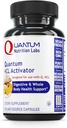 Quantum Nutrition Labs HCL Activator - Pepsin Digestive Enzymes Supplement for Optimal Digestive Function for Men & Women, Low Stomach Acid, Nutrient Absorption - 90 Vegetarian Capsules