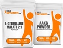 BulkSupplements Citrulline Malate 2:1 500g + AAKG 500g Bundle