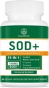 700MG Sod Superoxide Dismutase Supplement - High Potency Antioxidant Supplement for Cellular Health - 60 Capsules