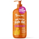 Zesty Paws Wild Alaskan Fish Oil for Dogs & Cats - Pollock & Salmon Oil Blend - Omega 3 Fatty Acids EPA & DHA for Pets - for Sensitive Skin + Coat Health - Immune System Support - 32 fl oz