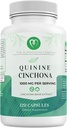 Quinine Cinchona Bark Extract 1000 mg – Herbal Supplement for Muscle & Leg Cramp Relief, Digestive Support & Immune Health – 120 Capsules, Non-GMO, Made in USA