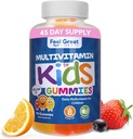 Feel Great Kids Multivitamin Gummies | Citrus & Strawberry Flavored Vitamins for Kids | Multivitamin Gummies with Vitamin D for Bone, Muscle & Immune Support | Chewable Vitamins | 45-Day Supply