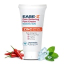 Diabetics' Pain Relieving Foot Cream. Extra-strength Pain Cream gives Neuropathy Pain Relief, Reducing Burning, Shooting Pain, Tingling, and Numbness. Actives of Capsaicin, Menthol, & Zinc. 3.0 oz.