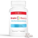 Brain Basics Ultra-Pure Selenomethionine - Proper Thyroid Function and Immune System Support - 200 mcg Most Bioavailable Selenium - 90 Servings