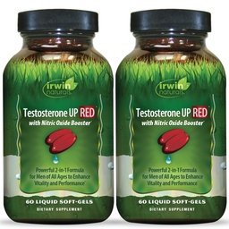 Irwin Naturals Testosterone Up Red 60 Softgels (2 Pack)
