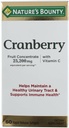 Nature's Bounty Cranberry Dietary Supplement 60 Soft Gels (Pack of 2)