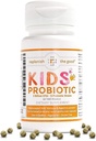 Kids Vegan Probiotics, 60 Tiny Pearls - Antibiotic Recovery - Helps Support Kids' Immune & Digestive System - 15x More Effective Than Gummies - Sugar Free, Easy to Swallow