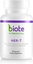 Biote Nutraceuticals - HER-T - Healthy Testosterone Balance Support for Women (30 Capsules)
