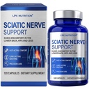 Sciatica Pain Relief & Nerve Pain Relief Supplement 120 Capsules | Daily comfort and mobility support for lower back, hips and legs, with easy-to-swallow capsules for an active lifestyle