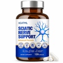 Sciatica Pain Relief & Nerve Pain Relief Supplement, Advanced Formula | with R-ALA (Alpha Lipoic Acid) & Vitamin B Complex, Soothes Leg, Thigh & Lower Back Discomfort, 120 Capsules