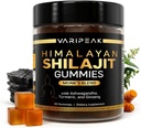 4-in-1 Organic Himalayan Shilajit Gummies | with Ashwagandha, Turmeric, & Ginseng | Adaptogen for Energy, Immunity & Vitality Support | Organic, Vegan, Sugar-Free | 90 Count | for Men & Women