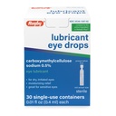 Rugby Preservative-Free Lubricant Eye Drops - Immediate, Long-Term Relief for Dry, Irritated Eyes - Sterile - 30 Single-Use Containers, 0.01 Fl Oz (0.4 mL) Each (1 Pack)