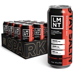 LMNT Sparkling Electrolyte Drink - Watermelon Salt | 12-Count