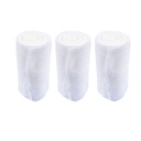 Leona Co 3 Rolls Self-Adhesive Cohesive Wrap Bandage Roll Gauze Tape Flexible for First Aid, Sports, and Medical Use