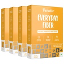 Trunativ Everyday Fiber Supplement Powder | Instant Acidity Relief & Bloating Relief | Prebiotic Fibre Supplement | Psyllium Husk Replacer & Isabgol Replacer | Gluten Free | Unflavored 400g (Pack of 4)