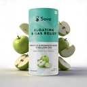 Sova Pop To Debloat Powder Prevent Gassiness, Bloating & Discomfort with 10 Billion CFUs for Healthy Digestion | Clinically Researched Prebiotics, Probiotics & Digestive Enzymes | 15 Sachets