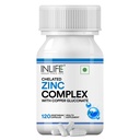 INLIFE Zinc Picolinate with Copper Gluconate Complex, 120 Veg Capsules
