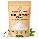 SURBHI UTPAD Chuna Powder, Food-Grade Purified Calcium Carbonate, 100% Pure Edible, Airtight Moisture-Proof Pack, 200G