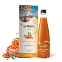 Wellwith by Ayuzera Natural Himalayan Sea Buckthorn Pulp 300ml | Cold Pressed Nutrient Rich Juice | Loaded with Vitamin C, Omega 3 6 7 9 & Antioxidants | For Skin, Immunity & Digestive Health