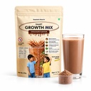 Smart Growth Mix for Kids 3+ | Chocolate Flavour Nutrition Drink Mix | Kids Nutrition Powder with Ragi, Sesame, Chickpea & Almond | No Refined Sugar | Health Drink | 325g