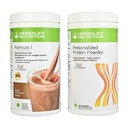 Herbalife Formula 1 with Personalized Protein Powder(400gm) 900gm (Dutch Chocolate)