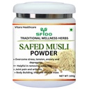 Sfido Safed Musli | Organic Safed Musli Powder | Herbal Supplement | Energy Booster | Pack 1